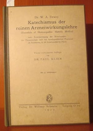 Katechismus der reinen Arzneiwirkungslehre (Essentials of Homoeopathic Materia medica) unter Berü...