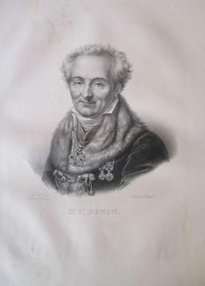 Bild des Verkufers fr Portrt. Brustbild, Blick en Face. Original Lithographie von Belliard, Blattgre: 47 x 29 cm, ca. 1820. zum Verkauf von Antiquariat Michael Eschmann