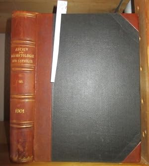 Seller image for ber eine eigenartige Erkrankung der Nasenhaut bei Kindern ("Granulosis rubra nasi"). IN: Archiv fr Dermatologie und Syphilis, Bd. 58, S.145 -158 , 1901. for sale by Antiquariat Michael Eschmann