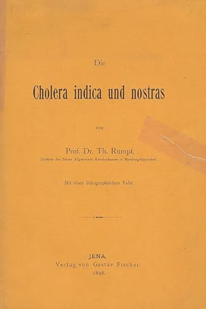 Image du vendeur pour Die Cholera indica und nostras. mis en vente par Antiquariat Michael Eschmann