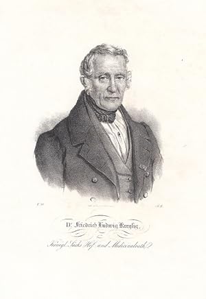 Imagen del vendedor de Portrt. Brustbild. Original - Lithographie von Fr. Zimmermann, 28 cm x 18,5 cm, ca. 1840. a la venta por Antiquariat Michael Eschmann