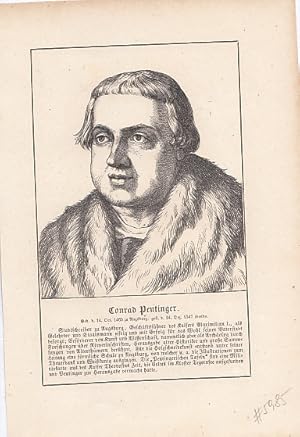 Bild des Verk�ufers f�r Portr�t. Original - Holzstich, 11 x 9 cm, 1857. zum Verkauf von Antiquariat Michael Eschmann