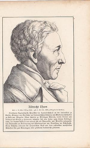 Bild des Verkufers fr Portrt. Brustbild im Profil nach rechts. Holzstich, 11 x 9 cm, 1857. zum Verkauf von Antiquariat Michael Eschmann