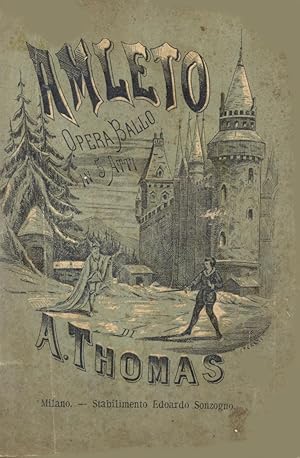 Bild des Verkufers fr AMLETO (1868). Tragedia lirica in cinque atti di Michele Carr e Giulio Barbier. Traduzione italiana di Achille De Lauzires. Libretto d'opera per l'esecuzione al Teatro Regio di Torino, Stagione Carnevale-Quaresima 1880-1881 (Impresa Depanis). zum Verkauf von studio bibliografico pera s.a.s.