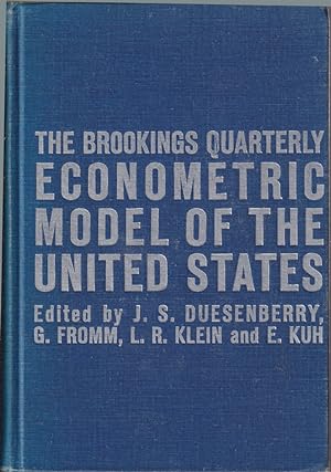 Imagen del vendedor de The Brookings Quarterly Econometric Model Of The United States a la venta por Jonathan Grobe Books