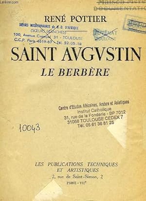 Bild des Verkufers fr SAINT AUGUSTIN LE BERBERE zum Verkauf von Le-Livre