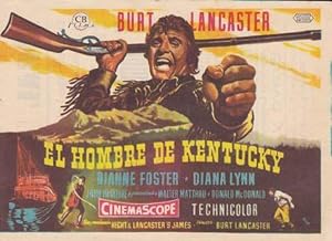EL HOMBRE DE KENTUCKY - Ideal de Alicante - Director: Burt Lancaster - Actores: Burt Lancaster, D...