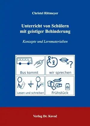 Seller image for Unterricht von Schülern mit geistiger Behinderung, Konzepte und Lernmaterialien for sale by Verlag Dr. Kovac GmbH