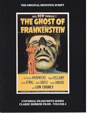 Bild des Verkufers fr MagicImage Filmbooks Presents The Ghost of Frankenstein [The Original Shooting Script] zum Verkauf von Monroe Bridge Books, MABA Member