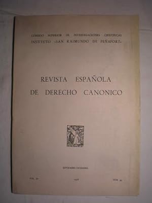 Revista española de Derecho Canónico. Nº 99 - 1978. Notas directivas para obispos y religiosos