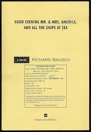 Seller image for Good Evening Mr. & Mrs. America, And All the Ships at Sea for sale by Between the Covers-Rare Books, Inc. ABAA