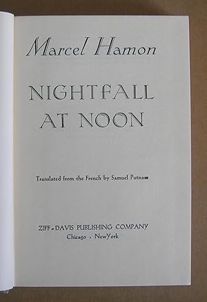 Seller image for Nightfall at Noon. for sale by Monkey House Books