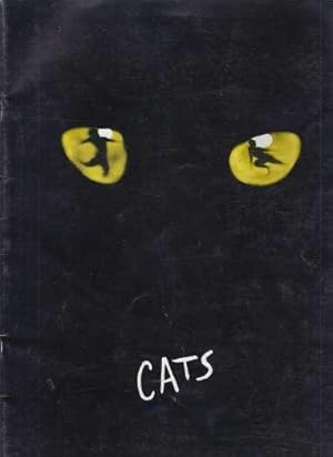 Cats Broadway Play Souvenir Brochure w/Cast of Characters Brief Bio Sheet Laid in