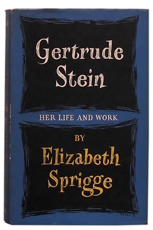 Imagen del vendedor de Gertrude Stein: Her Life and Work a la venta por Bertram Rota Ltd