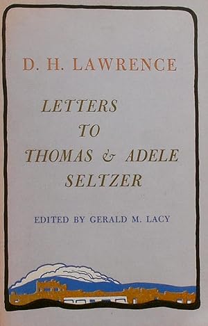 Imagen del vendedor de Letters to Thomas and Adele Seltzer a la venta por Bertram Rota Ltd
