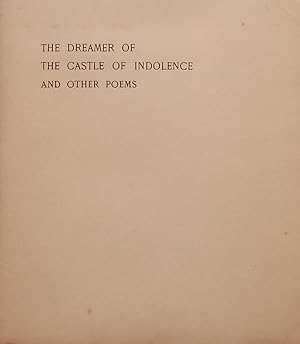 Seller image for The Dreamer of the Castle on Ondolence and other poems for sale by Bertram Rota Ltd