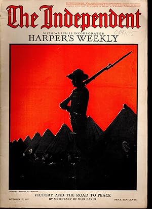 Seller image for The Independent (with Which is Incorporated Harper's Weekly) Volume 92, No. 3595: October 27, 1917 for sale by Dorley House Books, Inc.