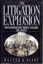 Immagine del venditore per THE LITIGATION EXPLOSION: What Happened When America Unleashed the Lawsuit venduto da Trish's Books