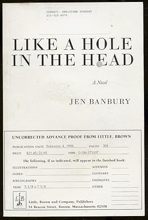 Image du vendeur pour Like a Hole in the Head mis en vente par Between the Covers-Rare Books, Inc. ABAA