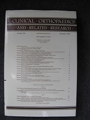 Imagen del vendedor de Clinical Orthopaedics and Related Research-The Diabetic Foot - Number 296 a la venta por Julian's Bookshelf