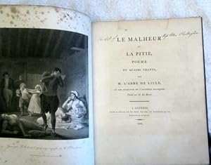 Bild des Verkufers fr Le Malheur et La Pitie, Poeme En Quatre Chants zum Verkauf von Glenbower Books