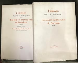 Bild des Verkufers fr CATALOGO HISTORICO Y BIBLIOGRAFICO DE LA EXPOSICION INTERNACIONAL DE BARCELONA 1929-1930 zum Verkauf von Fbula Libros (Librera Jimnez-Bravo)