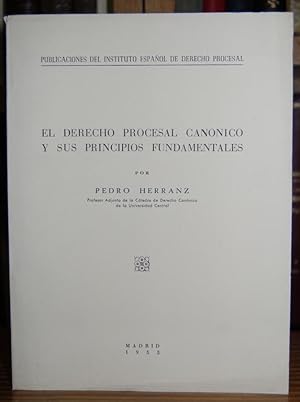 Imagen del vendedor de EL DERECHO PROCESAL CANONICO Y SUS PRINCIPIOS FUNDAMENTALES a la venta por Fbula Libros (Librera Jimnez-Bravo)