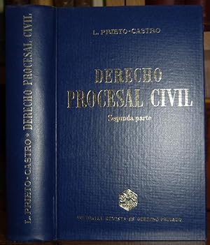 Imagen del vendedor de DERECHO PROCESAL CIVIL. Volumen segundo. Nueva edicin, reformada y actualizada a la venta por Fbula Libros (Librera Jimnez-Bravo)