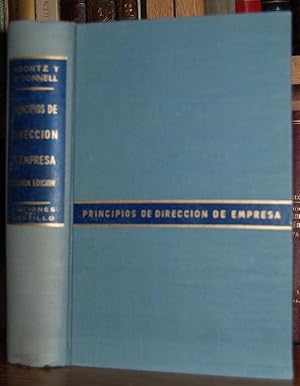 Imagen del vendedor de PRINCIPIOS DE DIRECCION DE EMPRESAS. Un anlisis de las funciones directivas a la venta por Fbula Libros (Librera Jimnez-Bravo)