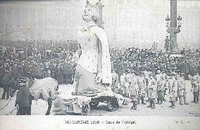 Bild des Verkufers fr Carte Postale Ancienne - MI-CAREME 1906 - gens de Portugal. zum Verkauf von JOIE DE LIRE