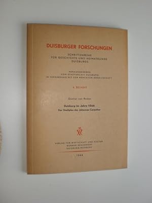 Seller image for Duisburg im Jahre 1566. Der Stadtplan des Johannes Corputius. (=Duisburger Forschungen 6. Beiheft). for sale by Stefan Kpper