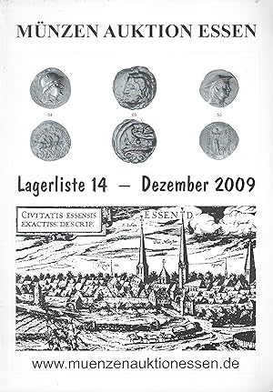 Imagen del vendedor de Mnzen Lagerliste 14, Dezember 2009 a la venta por Librairie Archaion