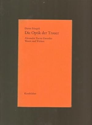 Seller image for Die Optik der Trauer for sale by Sonnets And Symphonies