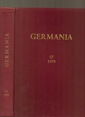 Seller image for Germania Jahrgang 57 1979 1.-2. Halbrand for sale by Sonnets And Symphonies