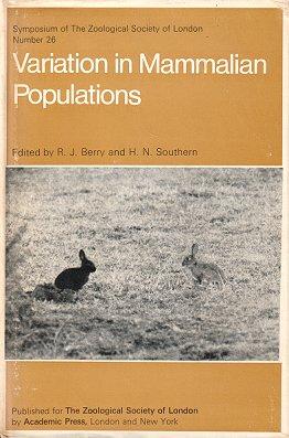 Image du vendeur pour Variation in mammalian populations. mis en vente par Andrew Isles Natural History Books