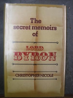 Seller image for The Secret Memoirs of Lord Byron for sale by Tiger books