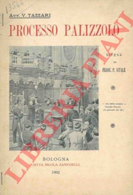 Immagine del venditore per Processo Palizzolo. Difesa di Francesco Paolo Vitale. venduto da Libreria Piani