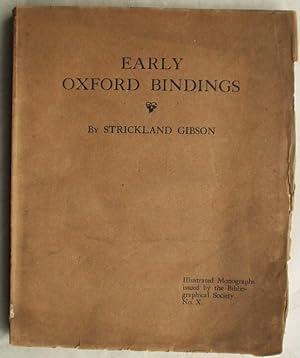Early Oxford Bindings