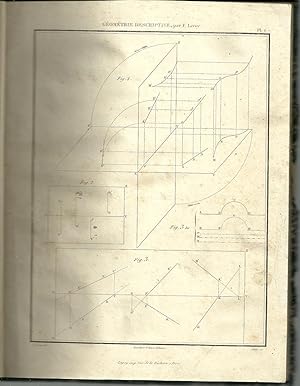 TRAITÉ DE GÉOMÉTRIE DESCRIPTIVE, SUIVI DE LA MÉTHODE DES PLANS COTÉS ET DE LA THÉORIE DES ENGRENA...