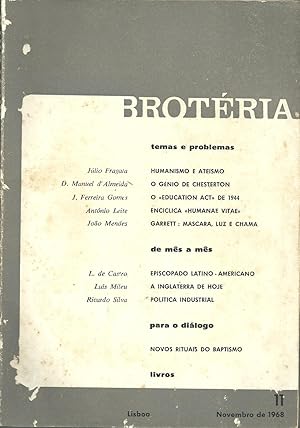 BROTÉRIA. nº 11 - Vol. LXXXVII. Novembro 1968