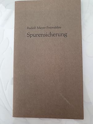 Spurensicherung - Gedichte - Grafiken,