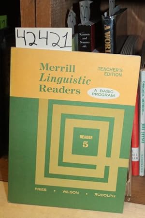Image du vendeur pour Merrill Lnguistic Readers: Teacher's Guide for Reader 5 mis en vente par Princeton Antiques Bookshop