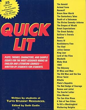 Quick Lit: Plots, Themes, Characters, and Sample Essays for the Most Assigned Books in English an...