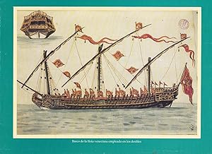 Barco de la flota veneciana empleado en los desfiles/ A