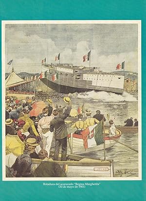 Botadura del acorazado "Regina Margherita" (30 de mayo de 1901)/ A
