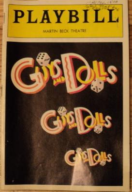 Playbill: Guys and Dolls - Martin Beck Theatre