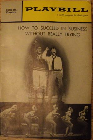 Playbill: How to Succeed in Business Without Really Trying - 46th St Theatre