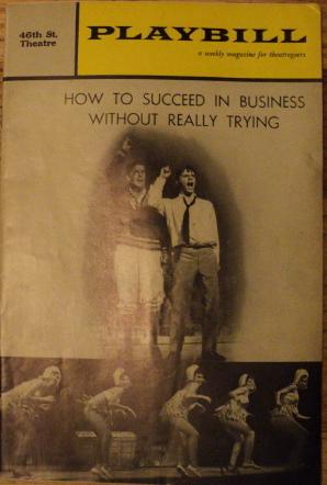 Playbill: How to Succeed in Business Without Really Trying - 46th St Theatre