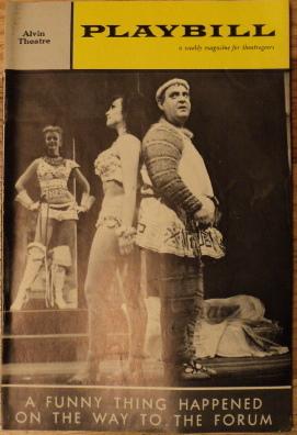 Playbill: A Funny Thing Happened on the Way to the Forum - Alvin Theatre