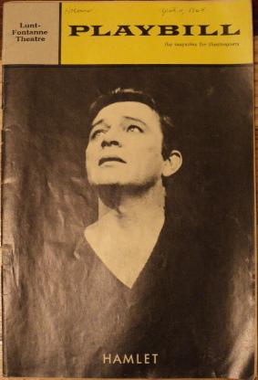 Playbill: Hamlet - Lunt-Fontanne Theatre